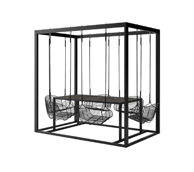 Lounge balançoire 6 personnes fiche technique