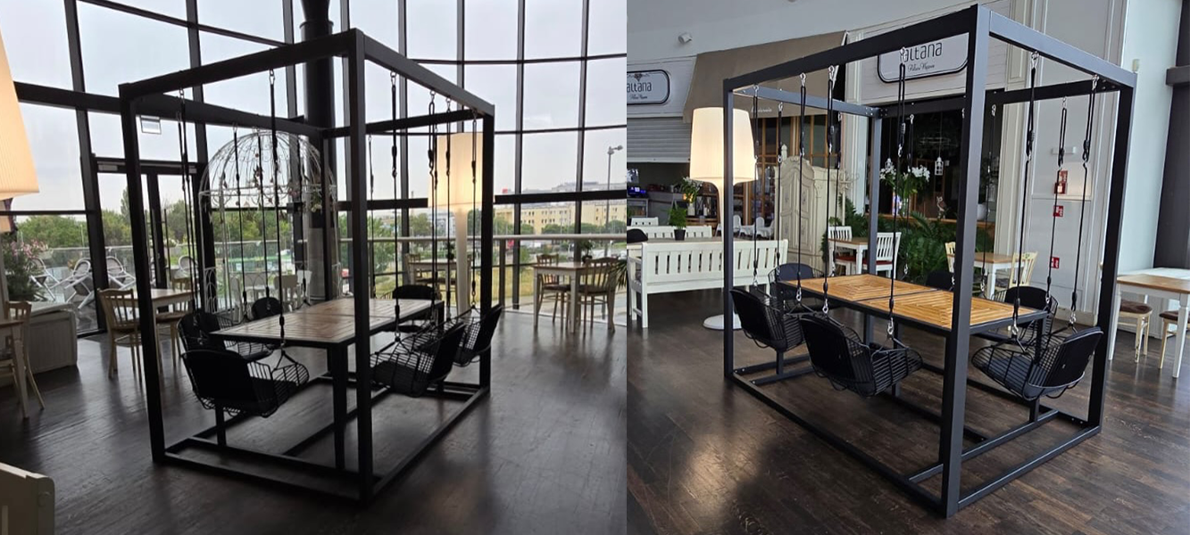 Lounge premium sièges suspendus Suisse